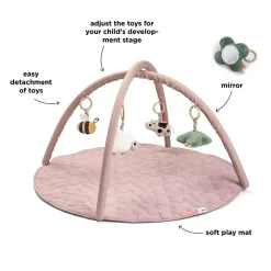 Aktivitets legetæppe - Tiny farm - Pudder