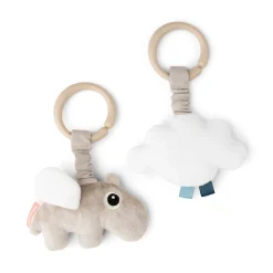 Aktivitetsophæng 2 stk. - Happy clouds - Sand