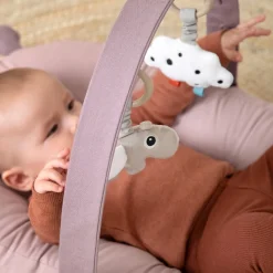 Aktivitetsophæng 2 stk. - Happy clouds - Sand