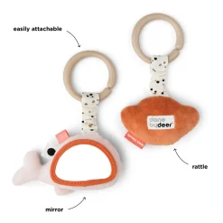 Aktivitetsophæng 2 stk. - Wally - Pudder