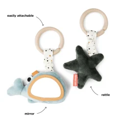 Aktivitetsophæng 2 stk. - Wally - Blå