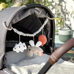 Barnevognskæde - Happy clouds - Sand