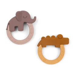 Bidering 2 stk. - Deer friends - Mustard/Pudder