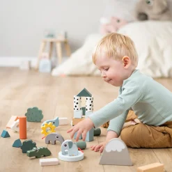 Byggeklodser 34 stk. - Deer friends - Farvemix