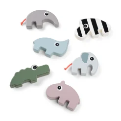 Byggeklodser 34 stk. - Deer friends - Farvemix