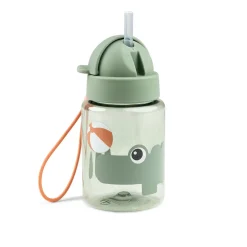 Drikkedunk m/sugerør - Playground - Grøn - 280 ml
