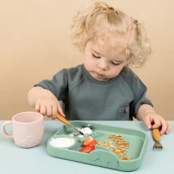 Easy-grip bestiksæt - Deer friends - Mustard