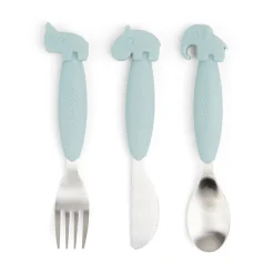 Easy-grip bestiksæt - Deer friends - Blå