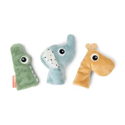 Fingerdukke sæt 3 stk. - Deer friends - Farvemix