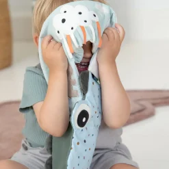 Folde-ud stofbog - Croco - Grøn