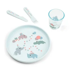 Foodie spisesæt - Celebration - Blå