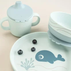 Foodie spisesæt - Wally - Blå