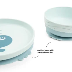 Foodie spisesæt - Wally - Blå