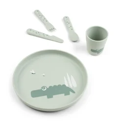 Foodie tallerken sæt - Croco - Grøn