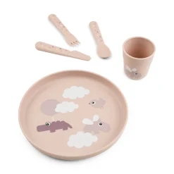 Foodie tallerken sæt - Happy Clouds - Pudder
