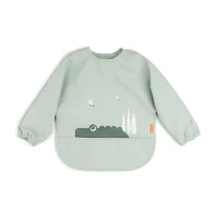 Hagesmæk m/ærmer og lomme - Grøn