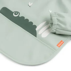 Hagesmæk m/ærmer og lomme - Grøn