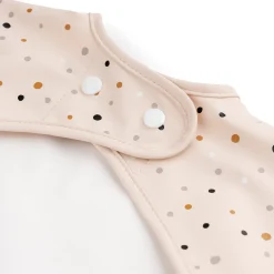 Hagesmæk m/ærmer og lomme - Happy dots - Pudder