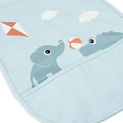 Hagesmæk m/velcro - Playground - Blå