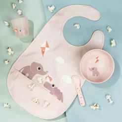 Hagesmæk m/velcro - Playground - Pudder