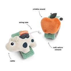 Håndledsranglesæt 2 stk. - Dotti - Grøn