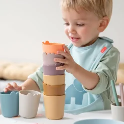 Kiddish mini kop - Croco - Blå