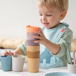 Kiddish mini kop 2 stk. - Croco - Blå