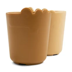 Kiddish mini kop 2 stk. - Croco - Mustard