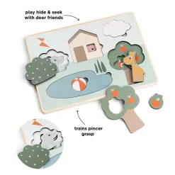 Lagpuslespil - Deer friends - Farvemix