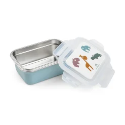 Madkasse i rustfrit stål - Deer friends - Blå