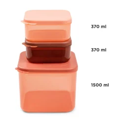 Madopbevaringssæt L - Elphee - Papaya