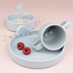 Peekaboo skål - Raffi - Grå