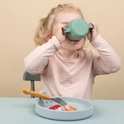 Peekaboo spisesæt - Deer friends - Farvemix