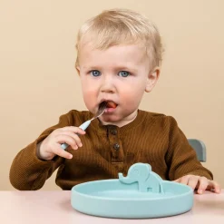 Peekaboo spisesæt - Deer friends - Blå