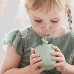 Peekaboo sugerørskop 2 stk. - Wally - Grå