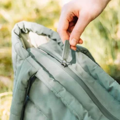 Quiltet pusle tote bag - Grøn