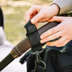 Quiltet pusletaske - Sort