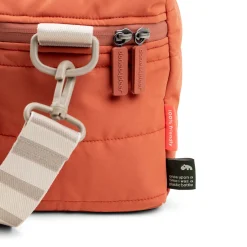 Quiltet termo taske - Croco - Papaya