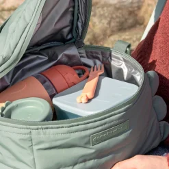 Quiltet termo taske - Croco - Papaya