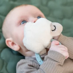 Sanserangle m. bidering - Sheepy - blå