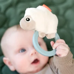 Sanserangle m. bidering - Sheepy - blå