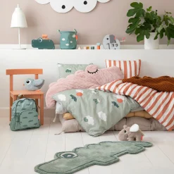 Sengesæt baby - Happy clouds - Grøn