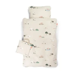 Sengesæt junior - Tiny farm - Sand