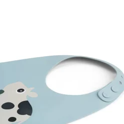 Silikone hagesmæk - Dotti - Blå