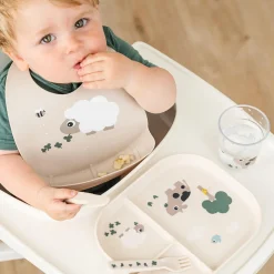 Silikone hagesmæk - Sheepy - Sand