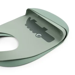 Silikone hagesmæk 2-pak - Croco - Grøn