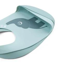 Silikone hagesmæk 2-pak - Elphee - Blå