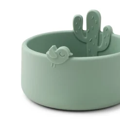 Silikone skål sæt 2 stk - Lalee - Sand/Grøn