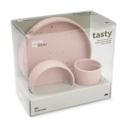 Silikone spisesæt - Confetti - Pudder