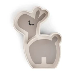 Silikone Stick&Stay snacktallerken - Lalee - Sand